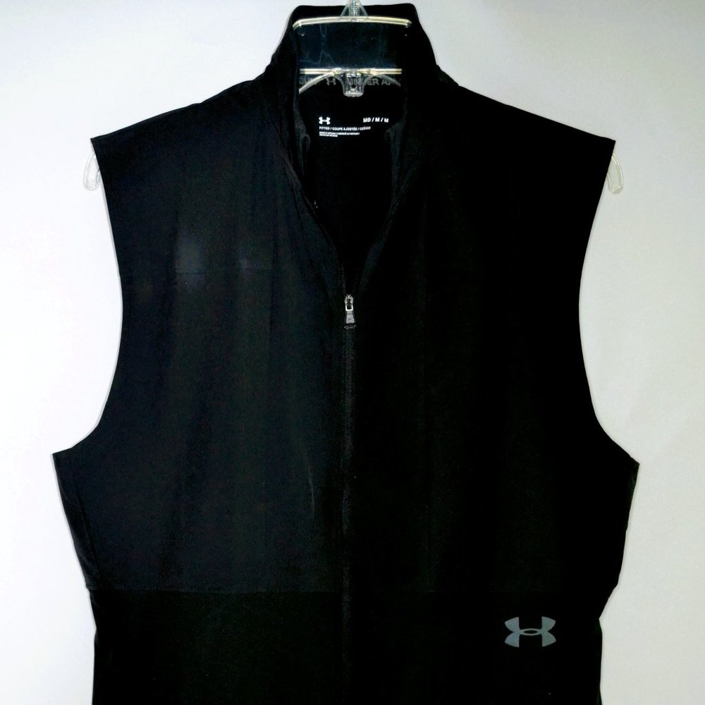 Under Armour Vest Jacket for Men Black size Medium